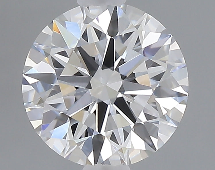1.23 carat round lab grown diamond E color VVS2 clarity