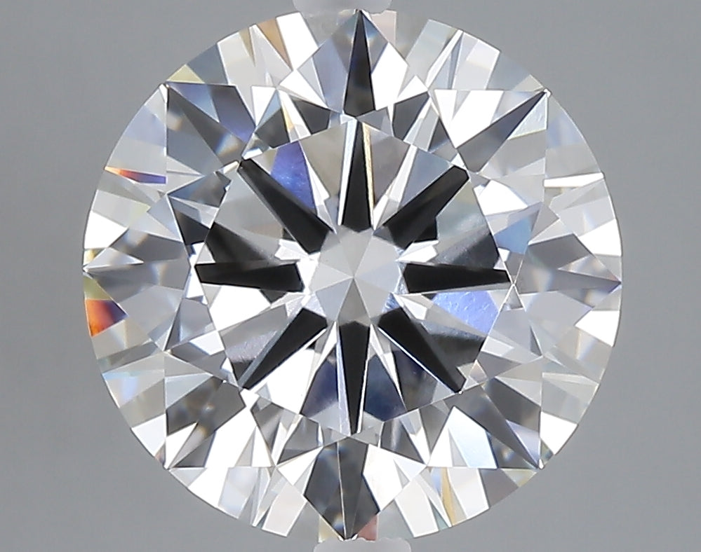 5.01 carat round lab grown diamond E color VVS2 clarity