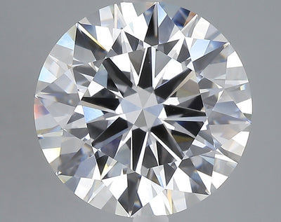 6.60 carat round lab grown diamond E color VVS2 clarity