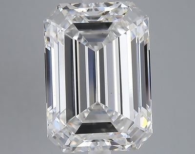 8.06 carat emerald lab grown diamond E color VS1 clarity