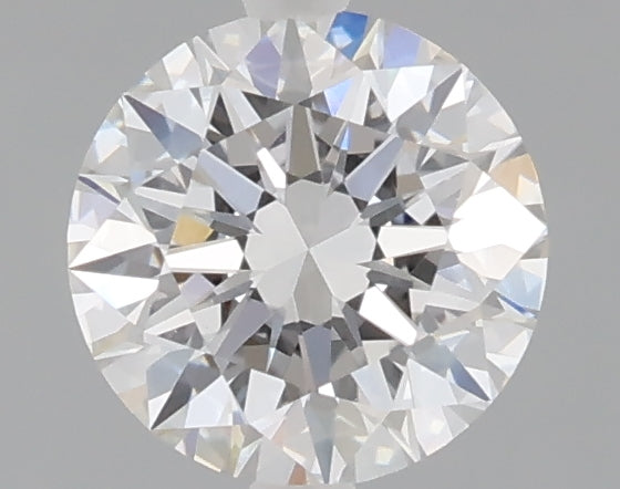 1.07 carat round lab grown diamond D color VVS2 clarity