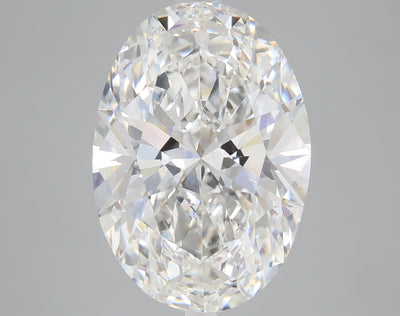 6.04 carat oval lab grown diamond E color VS1 clarity
