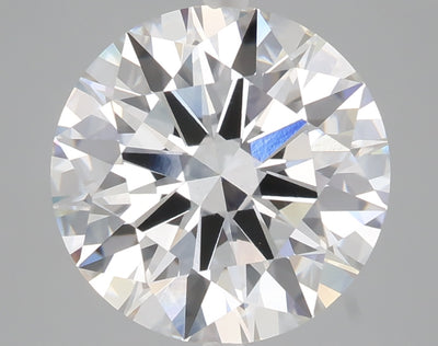 5.03 carat round lab grown diamond F color VS1 clarity