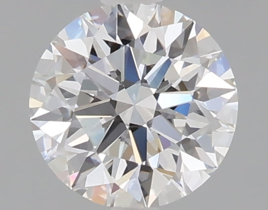 1.01 carat round lab grown diamond D color VVS2 clarity
