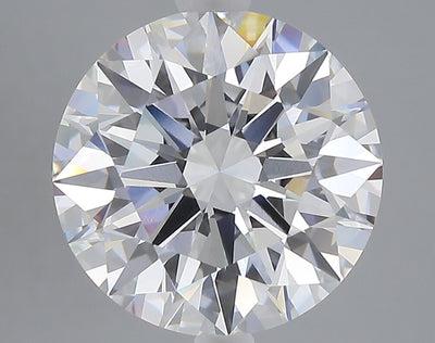 5.10 carat round lab grown diamond E color VVS2 clarity