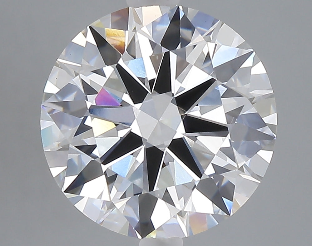 5.01 carat round lab grown diamond E color VS1 clarity