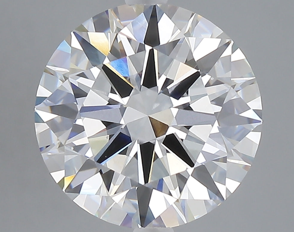 5.01 carat round lab grown diamond F color VS1 clarity