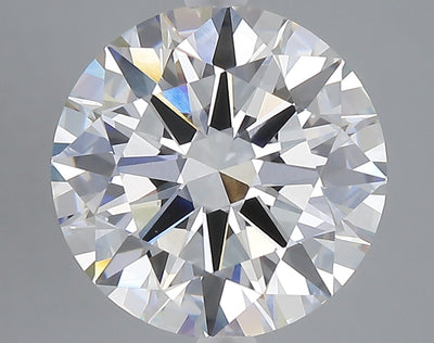 5.01 carat round lab grown diamond F color VS1 clarity
