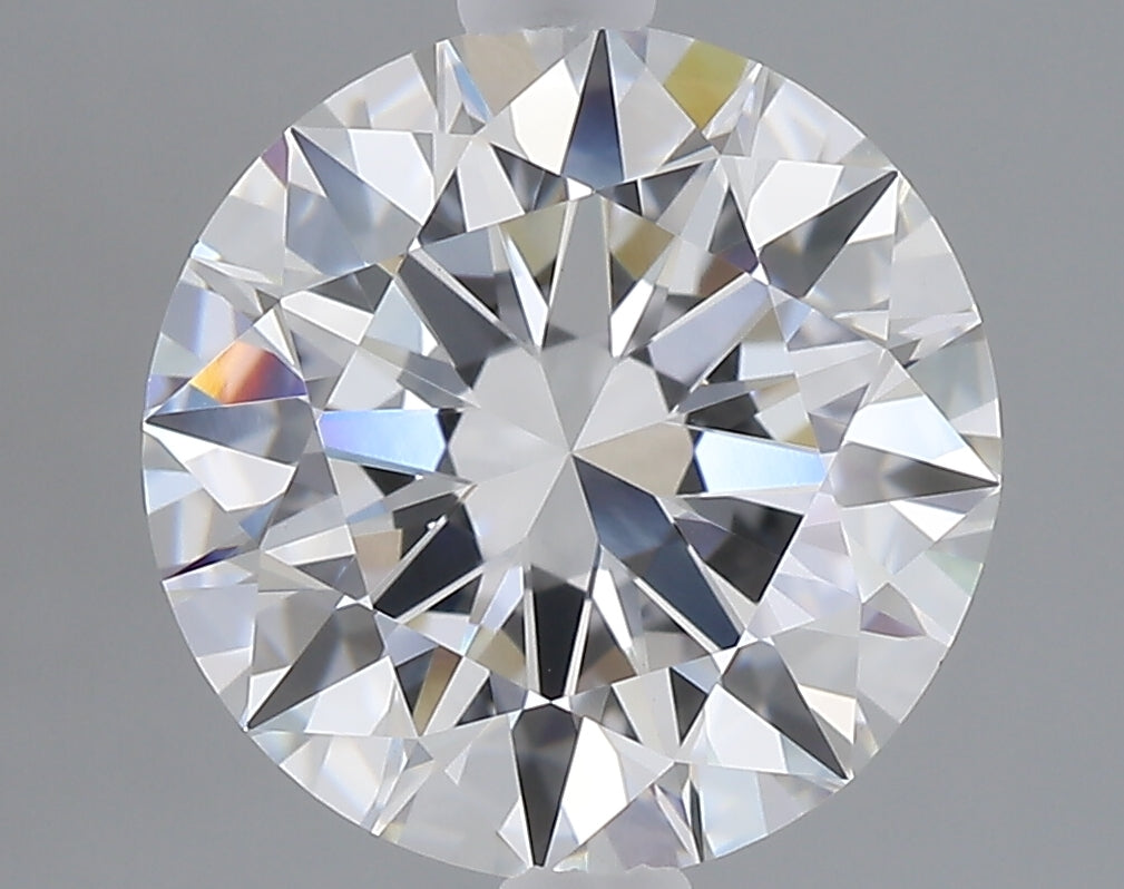 2.58 carat round lab grown diamond D color VVS2 clarity