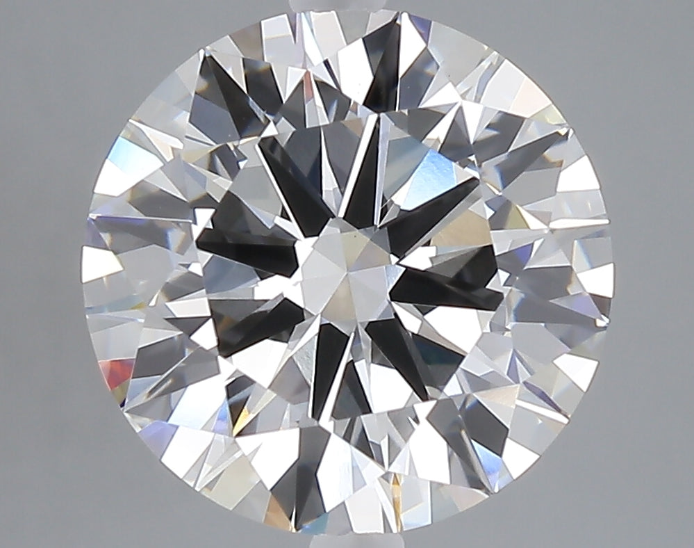 5.02 carat round lab grown diamond E color VVS2 clarity