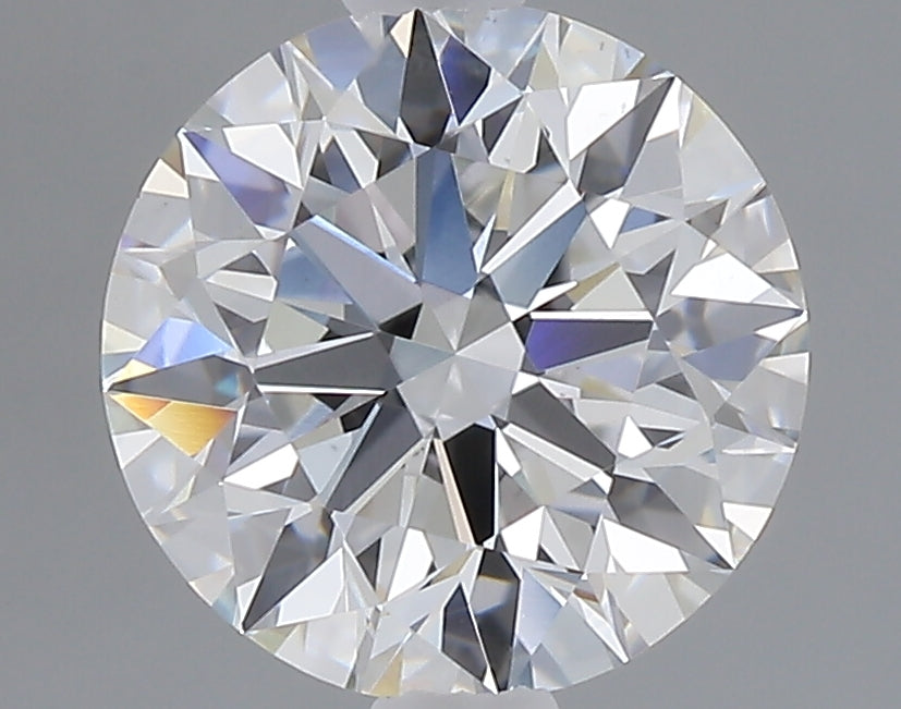 1.50 carat round lab grown diamond F color VS1 clarity