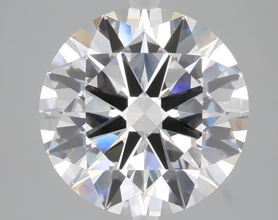 5.00 carat round lab grown diamond D color VVS2 clarity
