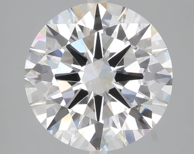 5.01 carat round lab grown diamond E color VVS2 clarity