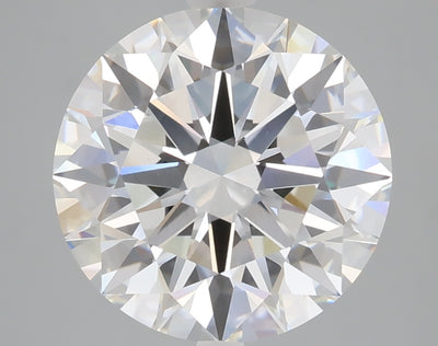 5.10 carat round lab grown diamond E color VVS2 clarity
