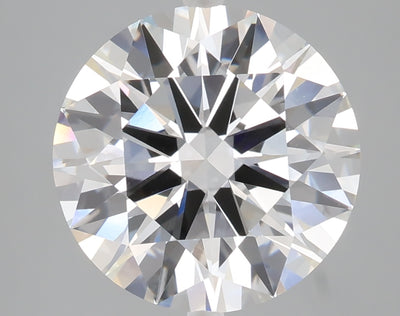 5.00 carat round lab grown diamond F color VS1 clarity