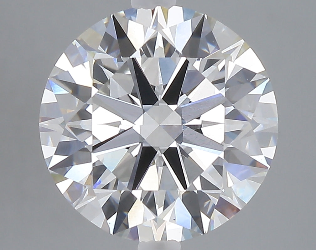 5.01 carat round lab grown diamond F color VS1 clarity