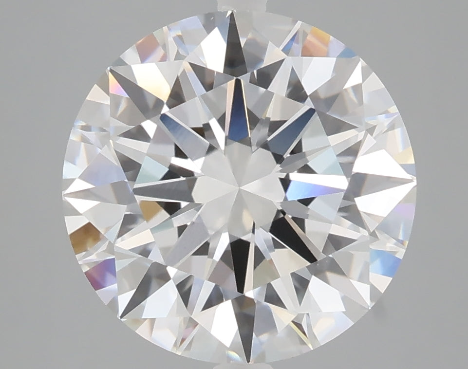 5.01 carat round lab grown diamond E color VS1 clarity