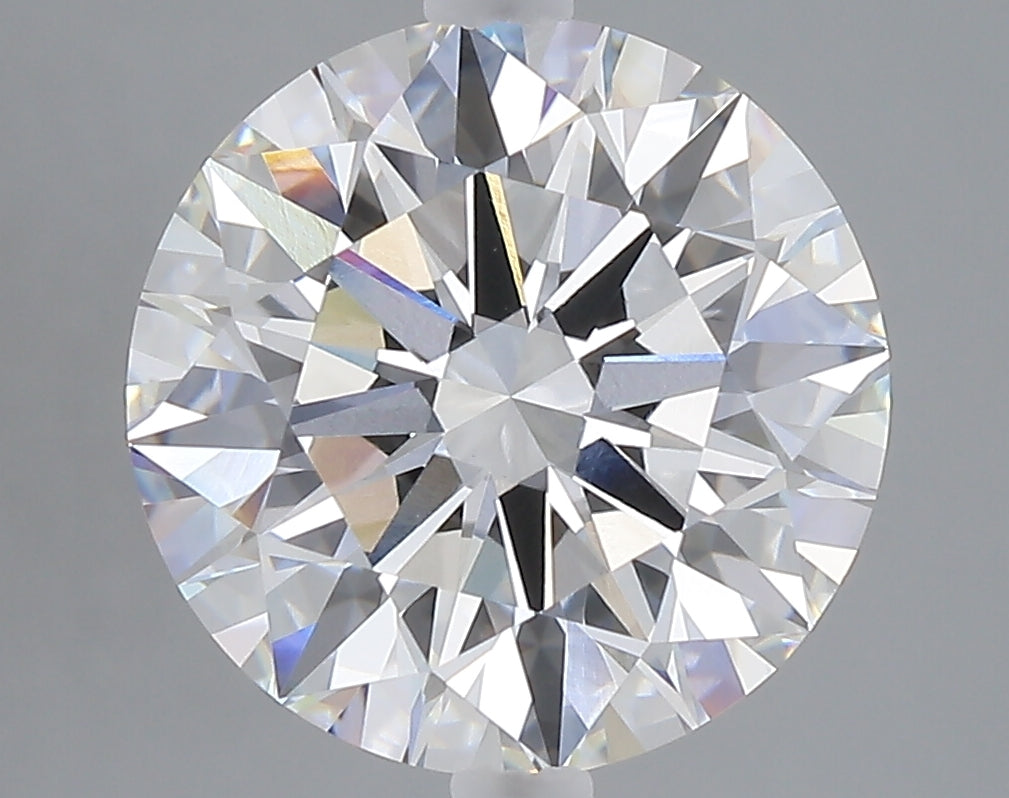 5.10 carat round lab grown diamond E color VVS2 clarity