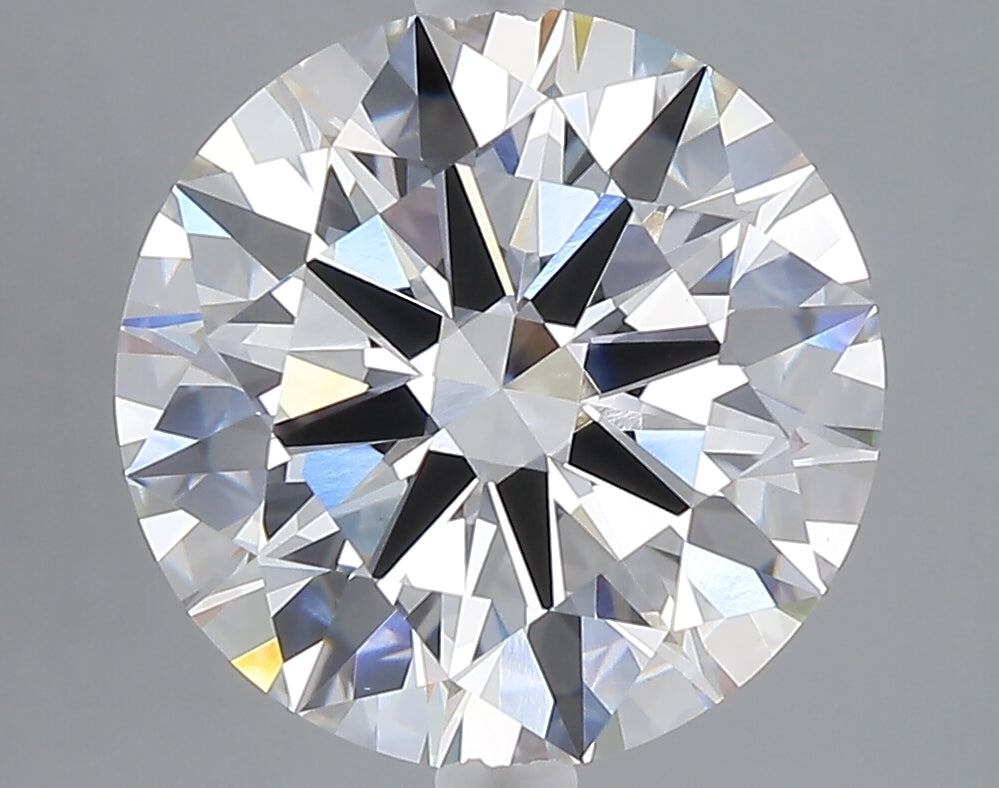 5.05 carat round lab grown diamond E color VVS2 clarity