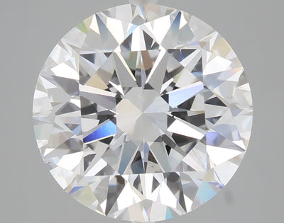 5.01 carat round lab grown diamond E color VVS2 clarity