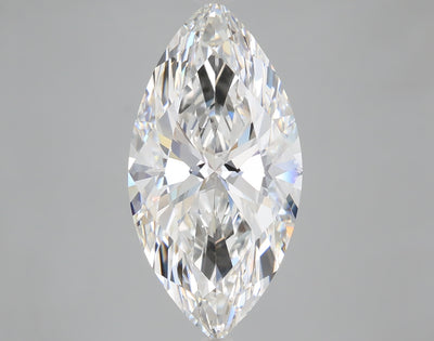 6.06 carat marquise lab grown diamond F color VVS2 clarity