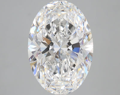 6.03 carat oval lab grown diamond E color VS1 clarity