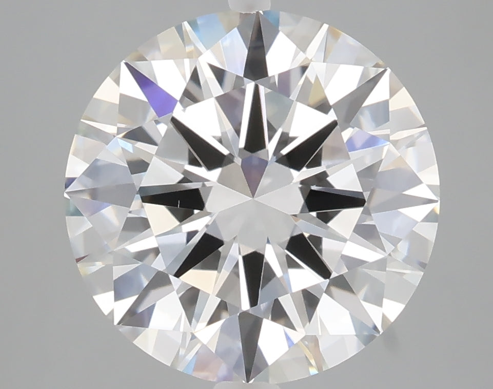 5.01 carat round lab grown diamond E color VS1 clarity