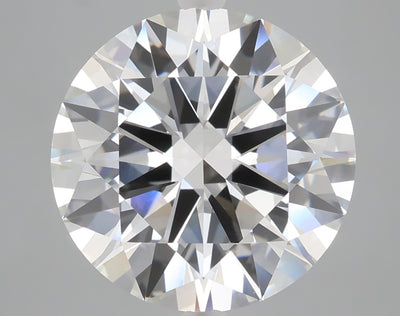6.86 carat round lab grown diamond F color VS1 clarity
