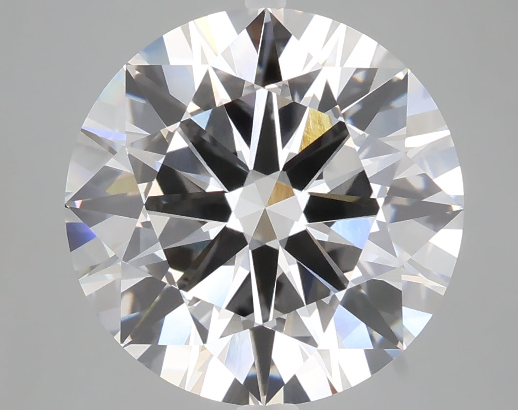 6.71 carat round lab grown diamond E color VVS2 clarity
