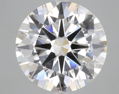 6.73 carat round lab grown diamond F color VS1 clarity