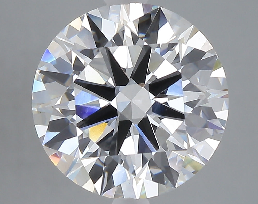 5.01 carat round lab grown diamond E color VVS2 clarity