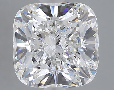 3.07 carat cushion lab grown diamond E color VVS2 clarity