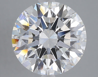 5.06 carat round lab grown diamond E color VS1 clarity