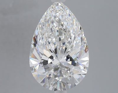 6.10 carat pear lab grown diamond F color VVS2 clarity