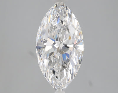 2.05 carat marquise lab grown diamond E color VVS2 clarity