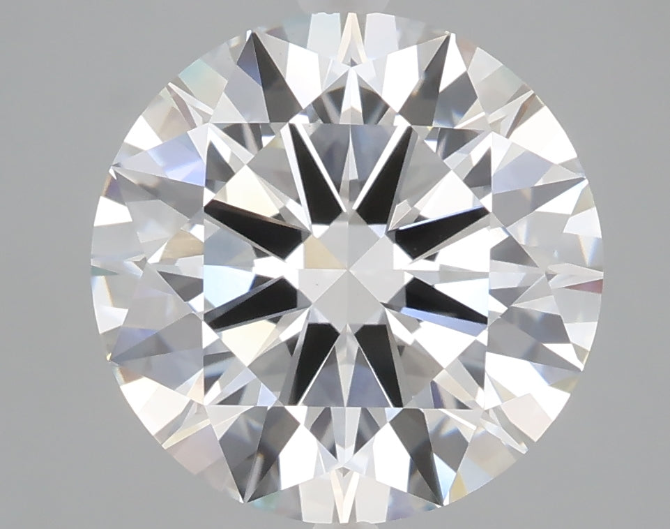 5.06 carat round lab grown diamond E color VVS2 clarity