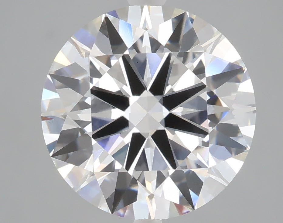 4.56 carat round lab grown diamond F color VS1 clarity