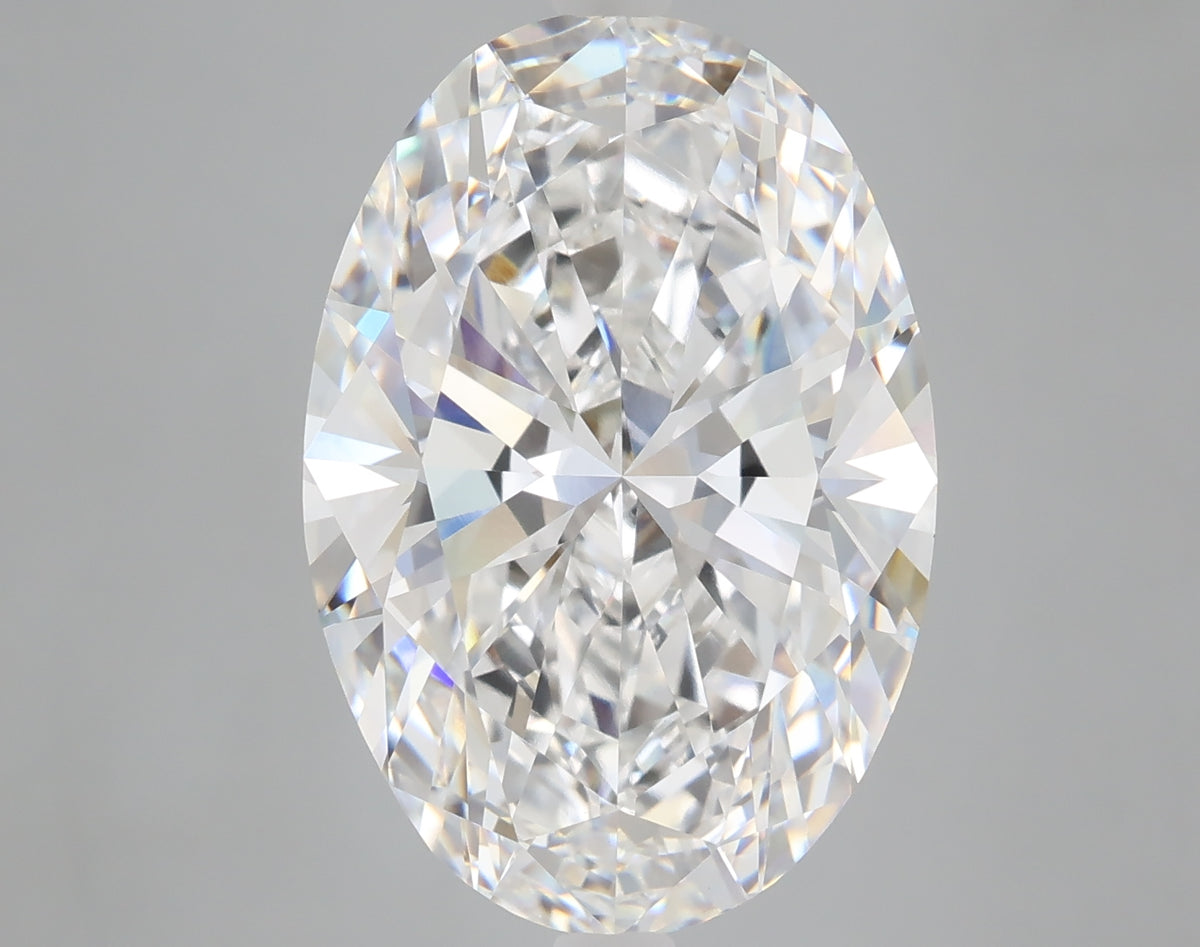 9.05 carat oval lab grown diamond E color VVS2 clarity