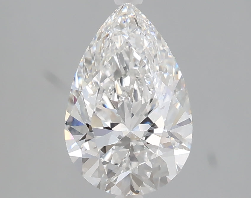 1.50 carat pear lab grown diamond E color VVS2 clarity