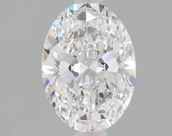 1.00 carat oval lab grown diamond D color VVS2 clarity