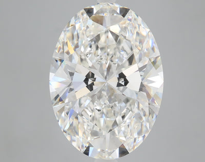 8.06 carat oval lab grown diamond F color VS1 clarity