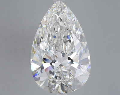 9.01 carat pear lab grown diamond F color VVS2 clarity