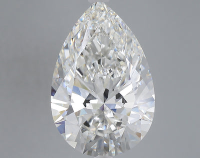 9.03 carat pear lab grown diamond F color VVS2 clarity