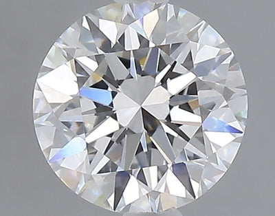 1.59 carat round lab grown diamond D color VVS2 clarity