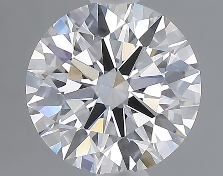 1.09 carat round lab grown diamond D color VVS2 clarity