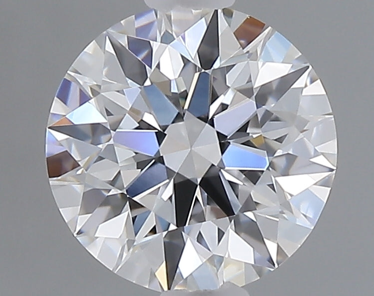1.05 carat round lab grown diamond D color VVS2 clarity