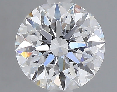 1.53 carat round lab grown diamond D color VVS2 clarity