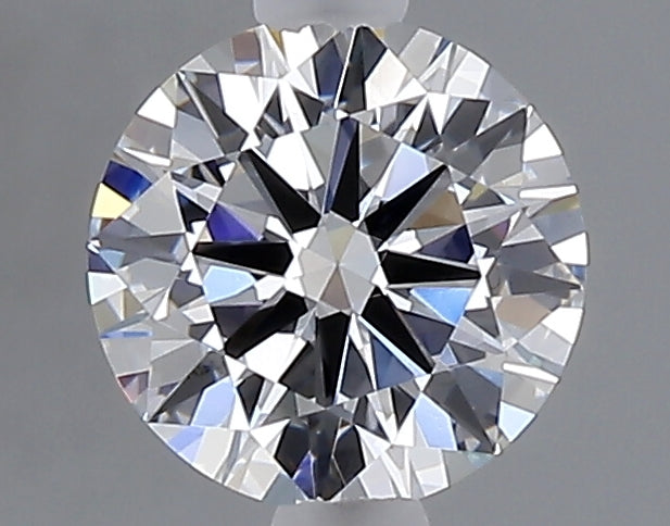 1.05 carat round lab grown diamond D color VVS2 clarity