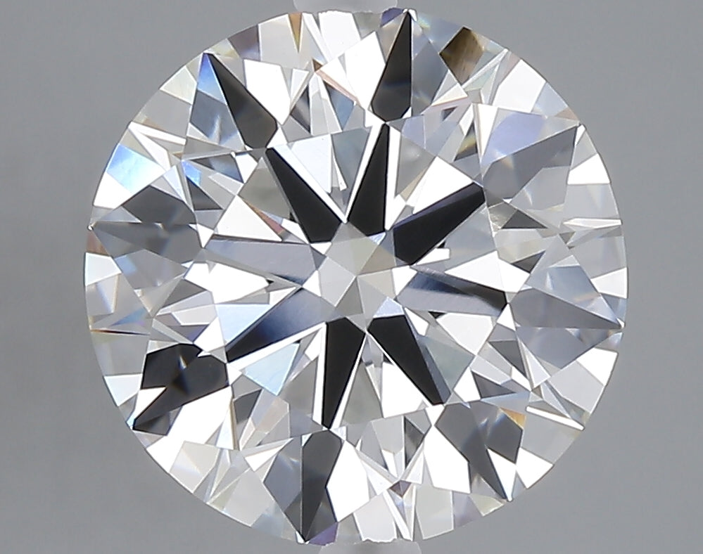 5.10 carat round lab grown diamond E color VVS2 clarity