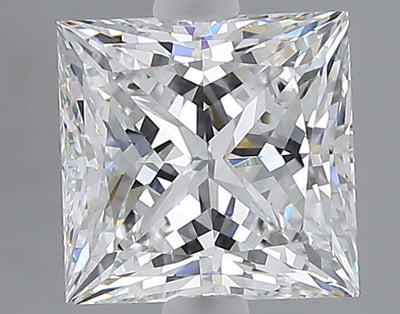 2.27 carat princess lab grown diamond D color VVS2 clarity